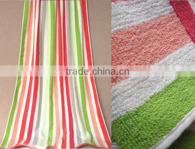 100% cotton yarn dyed jacquard towel beach woven designs