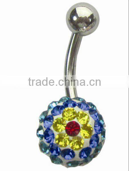 Football tunnel surgical steel jewelry