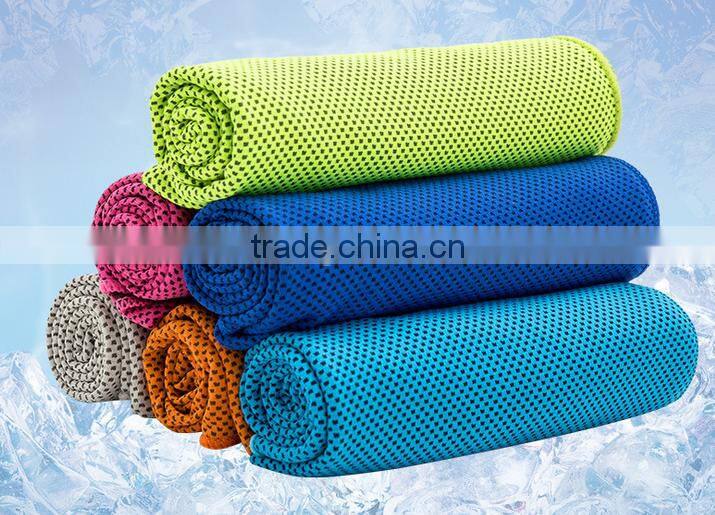 sport cooling towel, polyester/polyamide microfiber ice towel