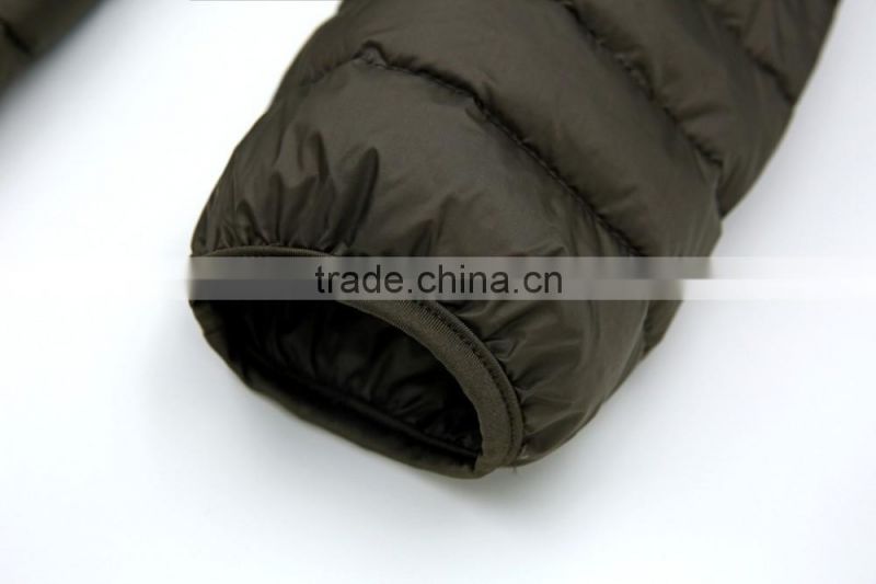 6 COLORS Hooded Men Thin Folding Ultralight Down Jacket