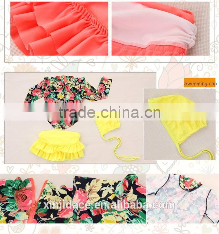 Wholesale High Quality Little Baby Swimsuit Girls Summer Child Swimwear 2pcs