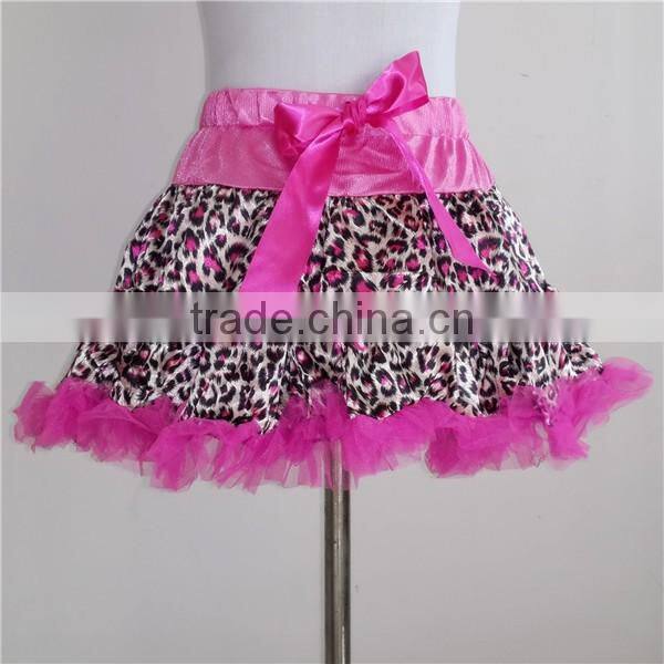 Wholesale pettiskirts bule polka dot pettiskirt for kids