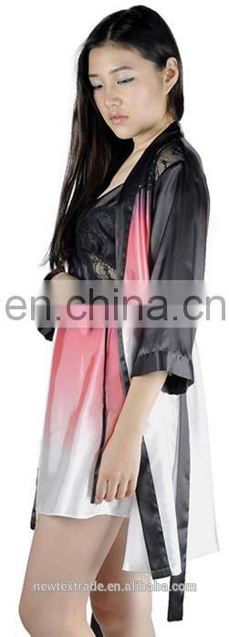 Differrent Style Fashion Satin Lingerie Sexy Night Robe