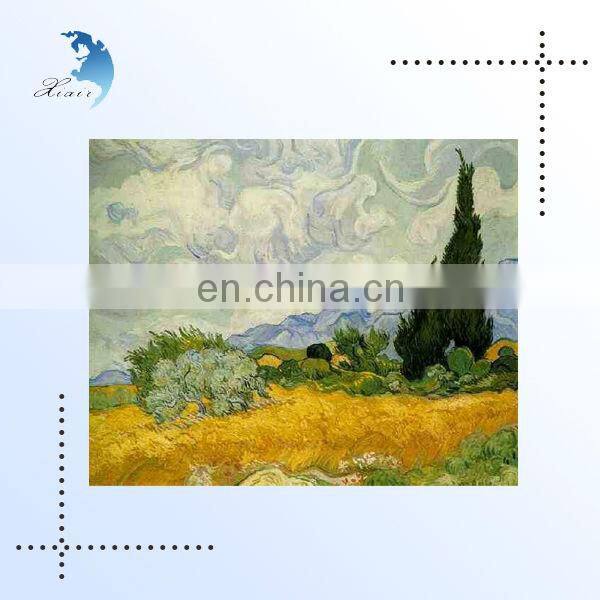 Chinese style waterproof 3d wall canvas calligraphy art oil painting for living room