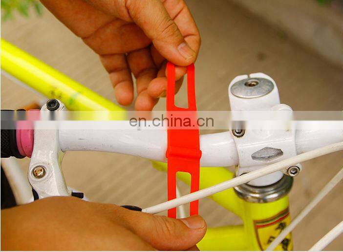 Bicycle Silicone Bandages Mtb Bike Tie Strap