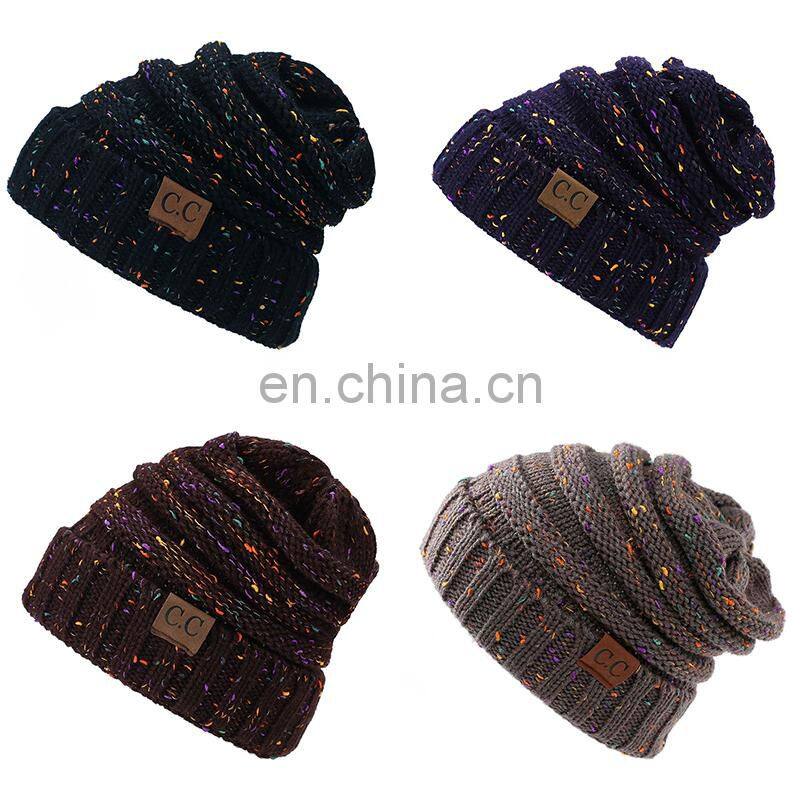 Outdoor Beanie Winter Knit slouch Women ladies hat