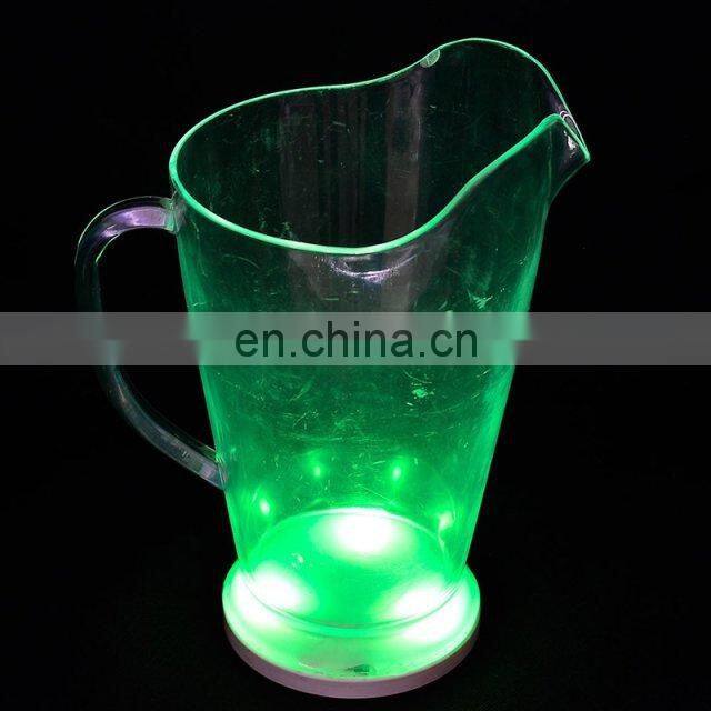 Economical Custom Big Polycarbonate Plastic led beer pitcher