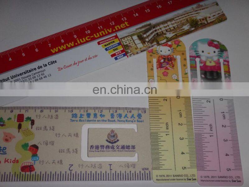 Made in China custom making plastic flexible scale ruler