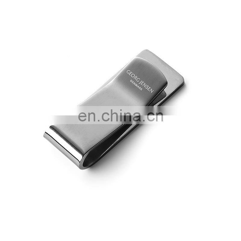Metal money clip custom logo