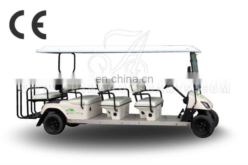 New Electric 8 seater golf cart for sale sightseeing bus for airport