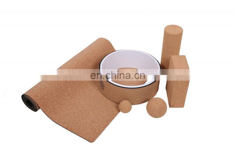 Bolster Cork Yoga Wheel ABS tube Yoga wheel for Body Shaping