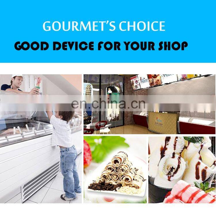 Trending Products Cold Stone Table Fried Ice Cream Roll Frying Machine