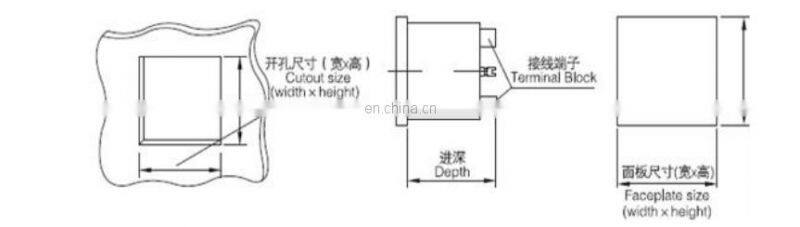 Acrel 300286.SZ AMC72L-DI/M lcd display DC ammeter current meter with 4-20mA output for telecommunications base stations