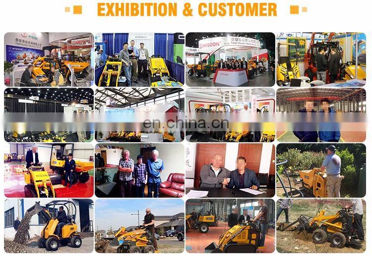 China HYSOON HY380 farm mini loader