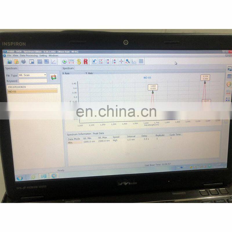 Nir spectrometer analyzer portable with grating monochromator