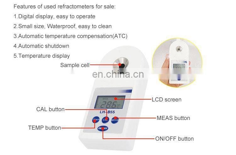 Portable type digital refractometer