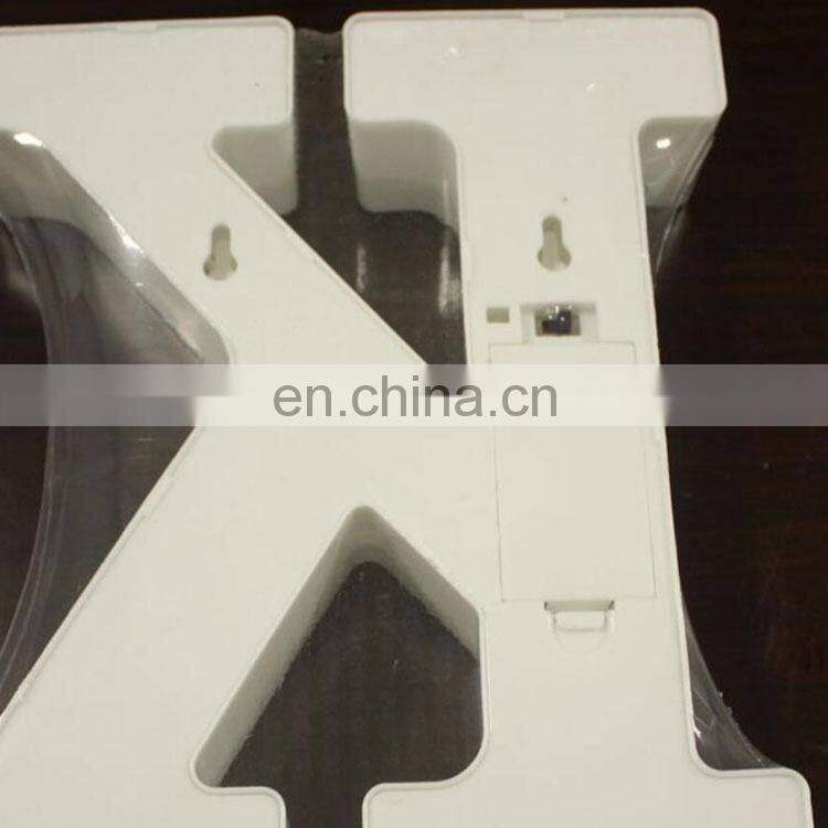 wedding party events decoration plastic mini led sign love letters