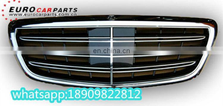 S65 front grill fit for MB S CLASS w222 S320 S400 S500 S600 S63 2013 year UP to S65 style grille