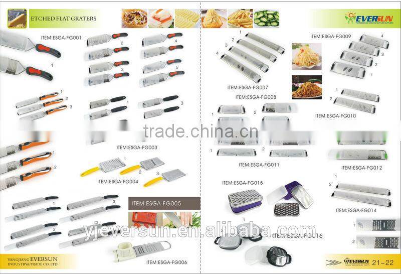 Private labeling latest design grater stainless steel