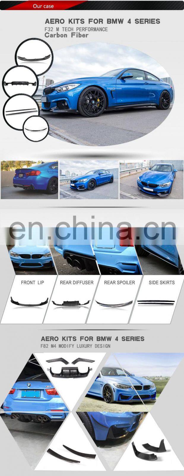 Carbon Rear rear trunk Lip Spoiler wing for Ferrari 458