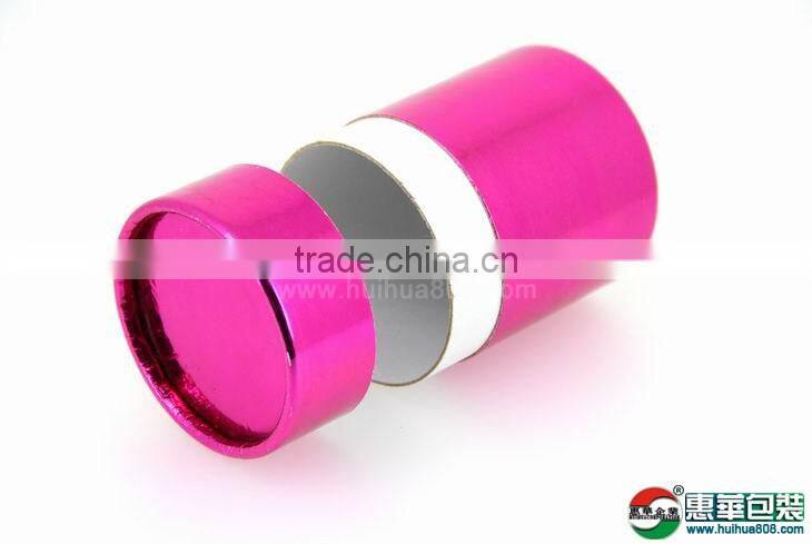 iridescent paper tube packaging