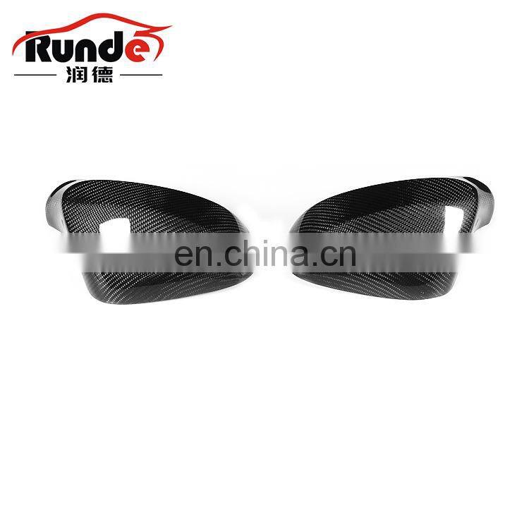 Runde Carbon Fiber Rear View Mirror Cover for BMW 3 Series E92 E93 Post Modification M3 Style Car Rearview Mirror Covering