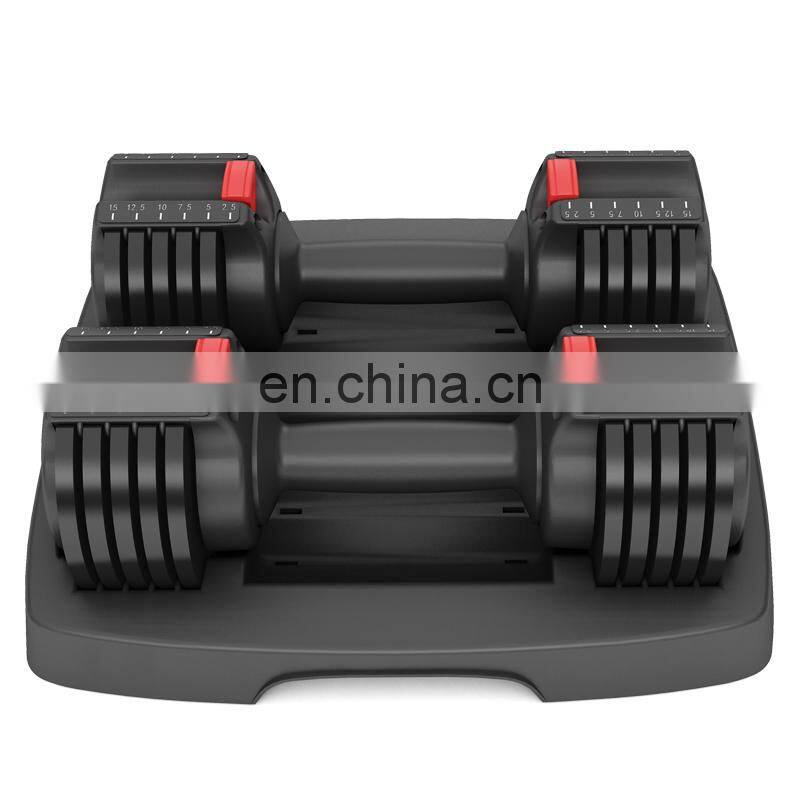 Home Gym Equipment Online Gym Accessories 30LB 15KG Stocked Adjustable Dumbbells Set