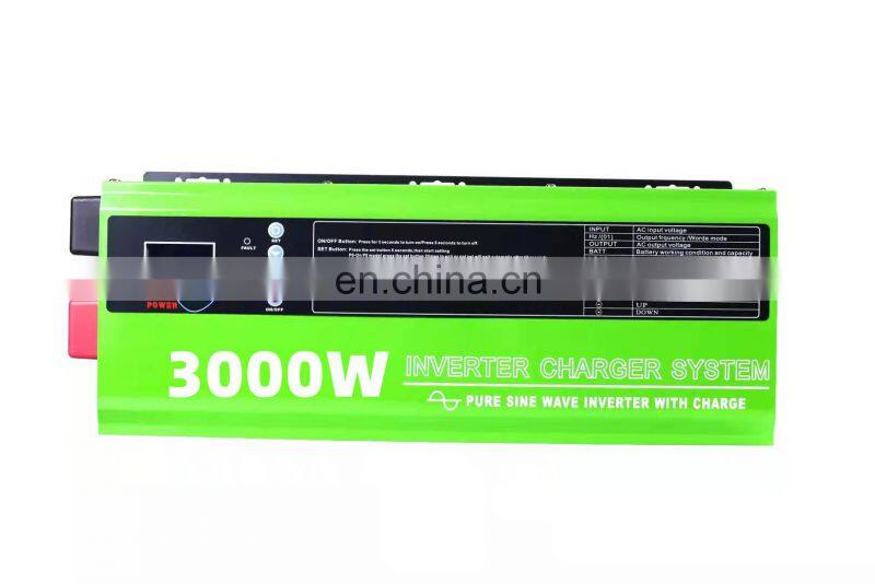 Household solar power inverter system 1000w 1500w 3000W hybrid solar power inverter grid tied 48v best price for sale