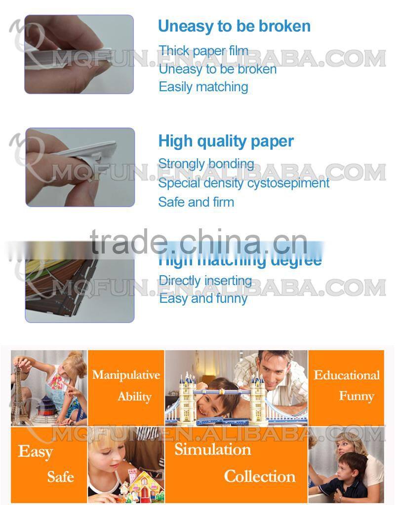 Mini Qute Princess Cabin Girls building blocks 3d paper puzzle diy model cardboard jigsaw puzzle game educational toy NO.B468-16