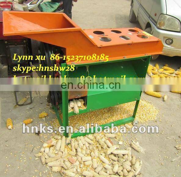 Cheaper family use small corn cob threshing machine