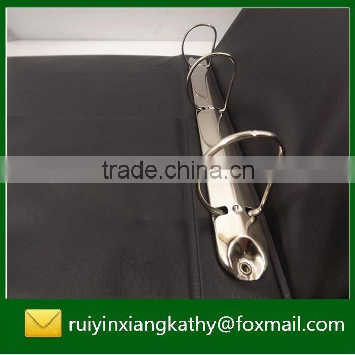 PP material hard cover name card 2 ring binder with name card