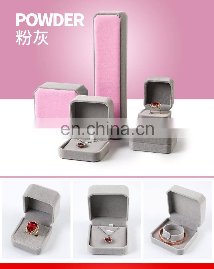 Jewelry Storage Boxes Presentation Necklace Pendant Jewelry Box Velvet Case Earrings Display Box 10*7*4.5cm