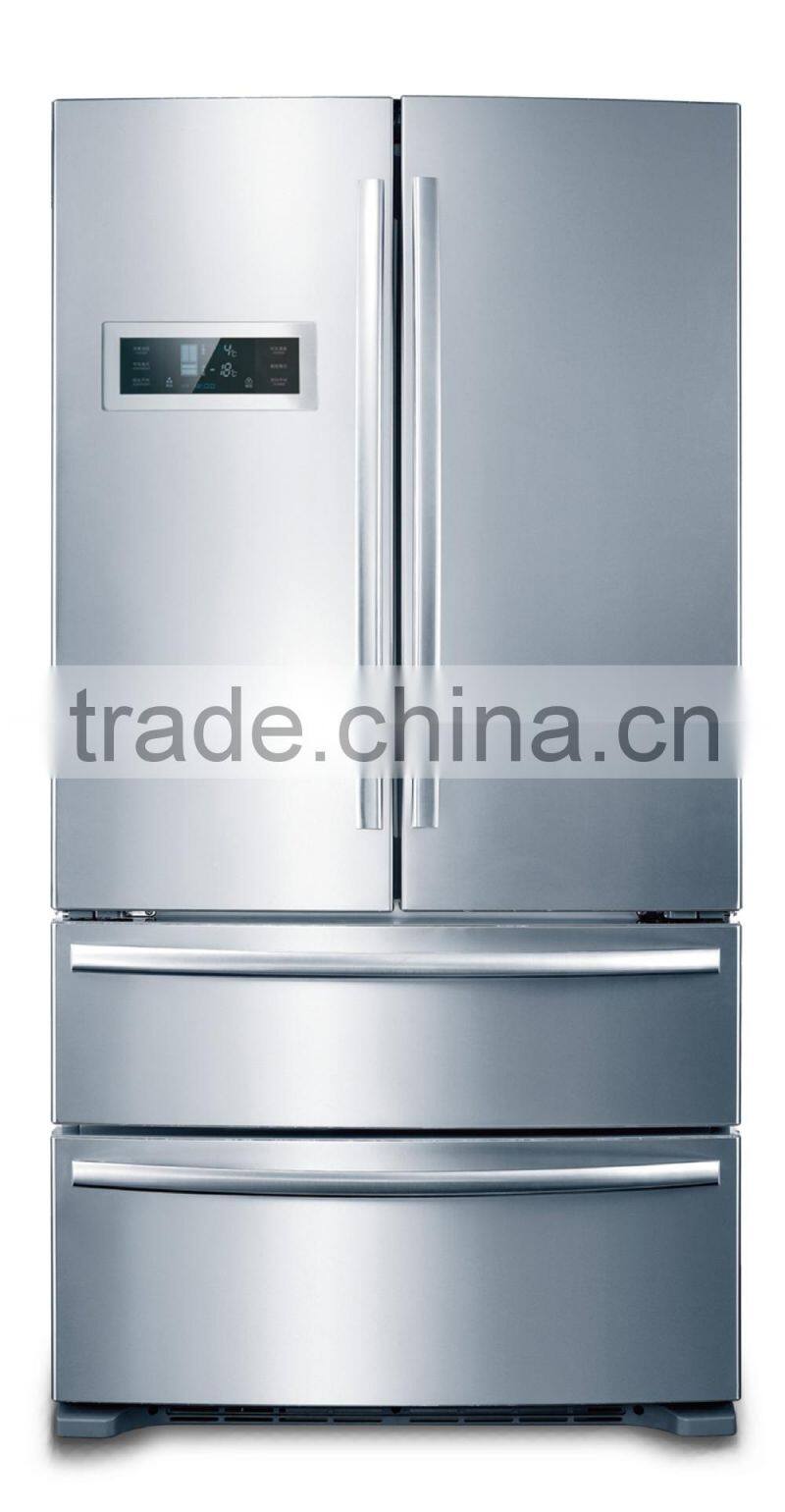 New design side by side french door refrigerator price