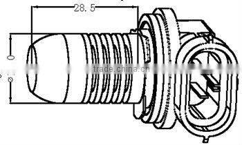 H11NK fog lamp with 340 view angel 3W high power LED Auto bulb