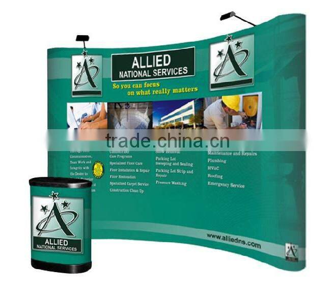 exhibition booth trade show display stand, 3*3 Trade Show pop up display backdrop wall
