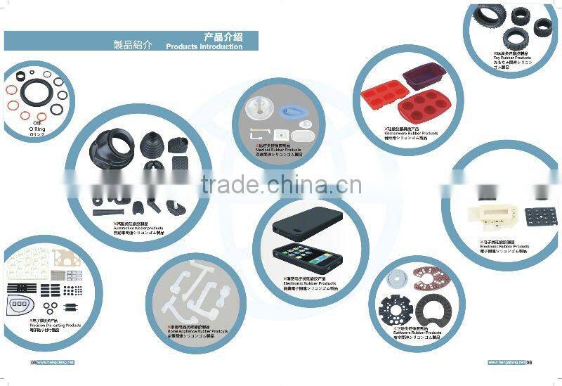 3M self adhesive furniture rubber silicone pads / rubber foot with 3M sticker