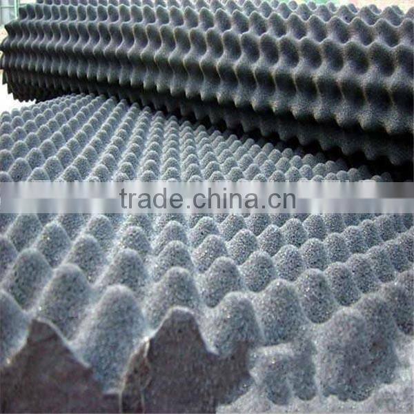 Studio foam rubber acoustics