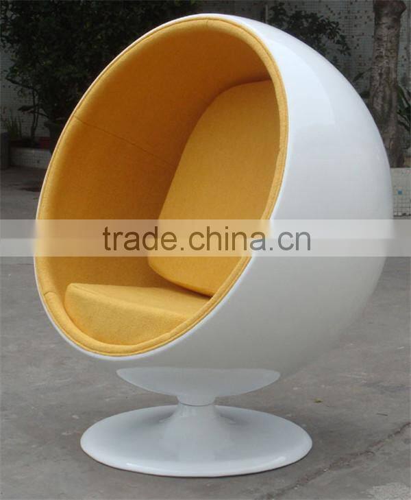 fiberglass ball chair pink/ unique kids chairs