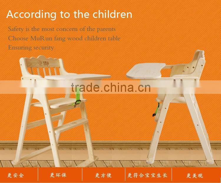 Wooden Children Table and Chair, Children Hairdressing Chair, Barber Chair for Children