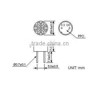 High quality open structure ultrasonic sensor NU40C10T/R-2