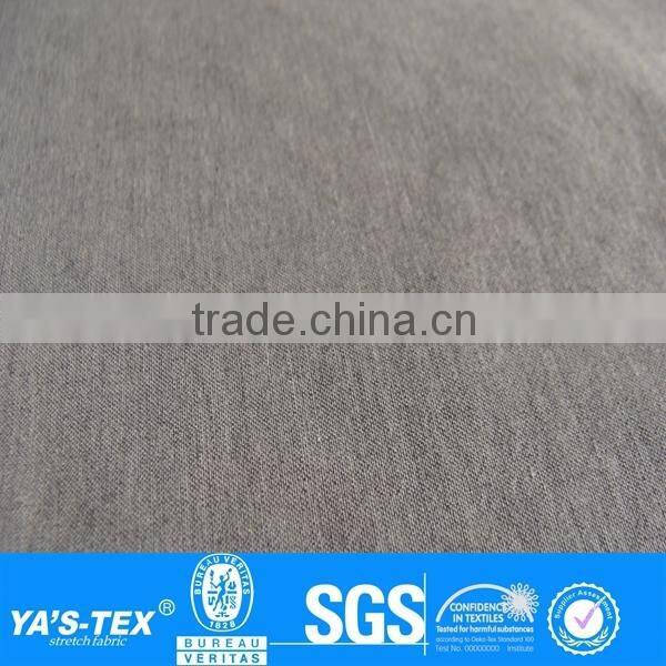 Grey Bamboo Charcoal 57 Polyester 3 Spandex Fabric Warp Elastic Stretch Textile Fabric For Sportswear Jacket Shirt