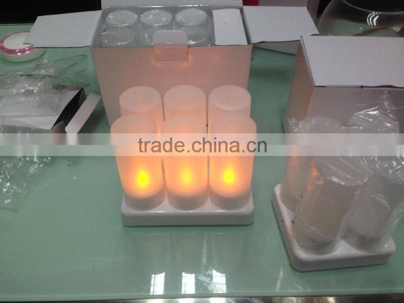 Remote control multi-colored tealight in holders