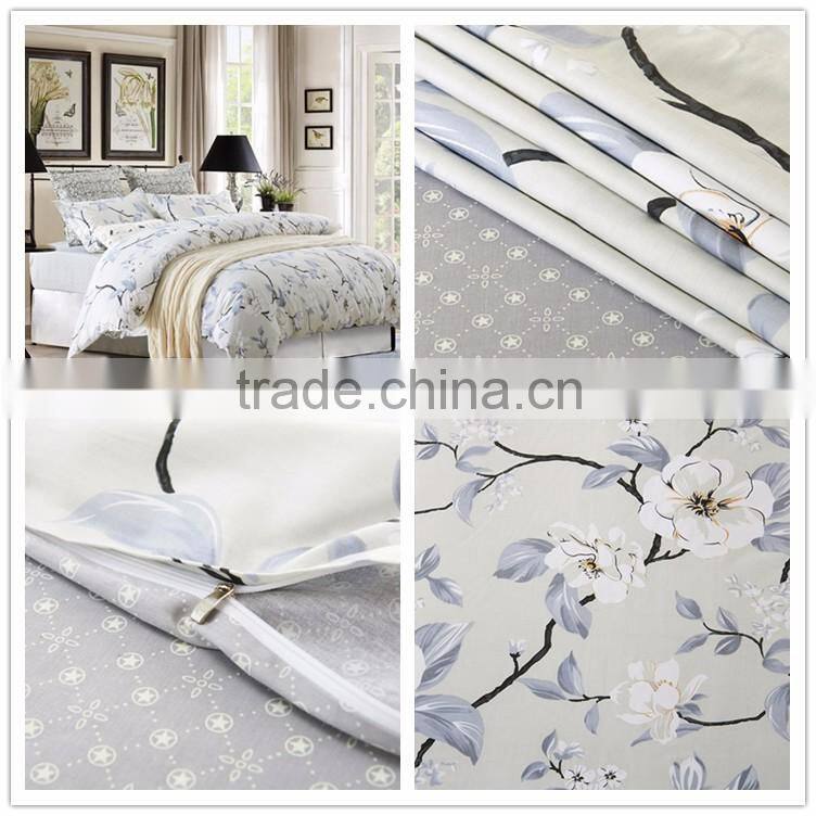 Made in china modern top grade 100% cotton printed bedding set