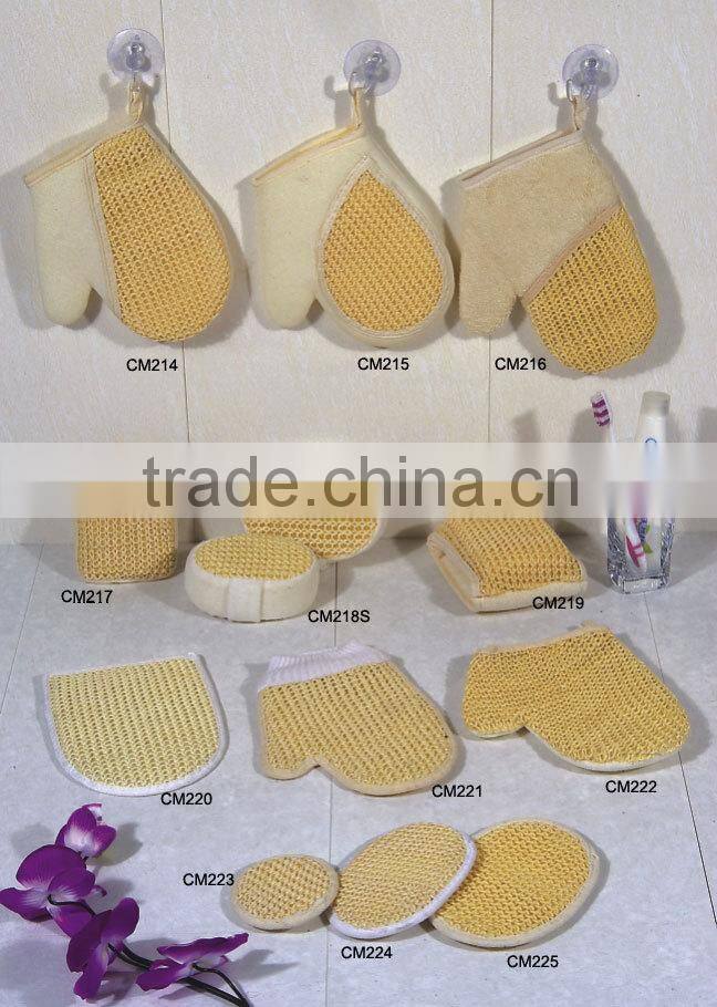 Natural sisal bath product bath mitt