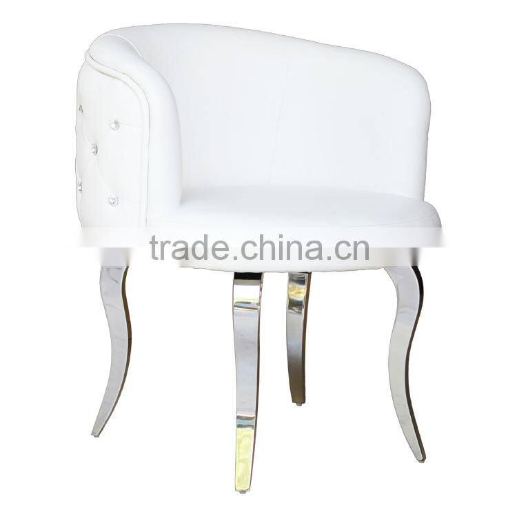 white classic tiffany waitting room chair