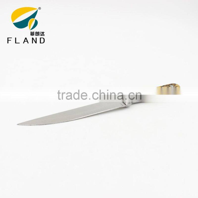 YangJiang factory stainless steel bone-like POM handle kitchen knife