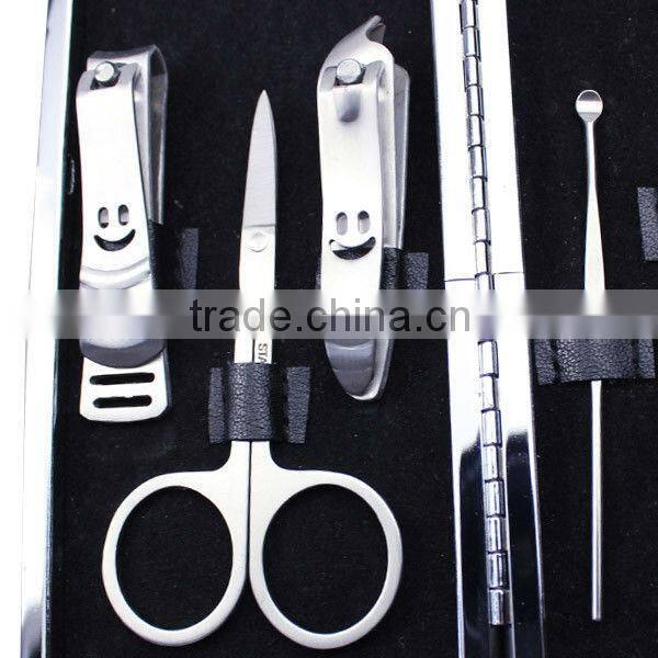 Exquisite black bag nail tool manicure set