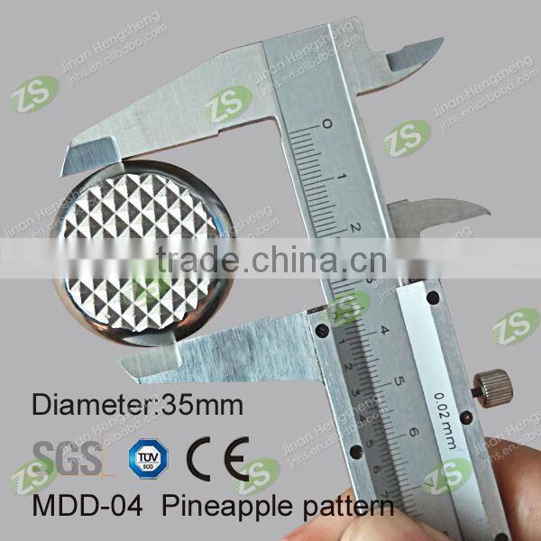 316 / 304 stainless steel antislip tactile tile indicator stud with circular surface for underground subway