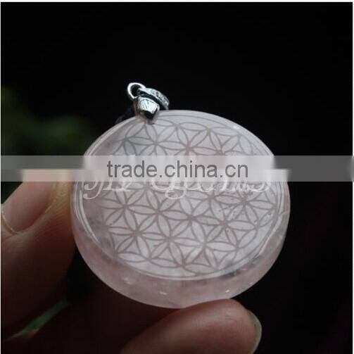 New Design Vintage Handmade chakra charm Flower Of Life Pendant For Jewerly Making wholesale necklace