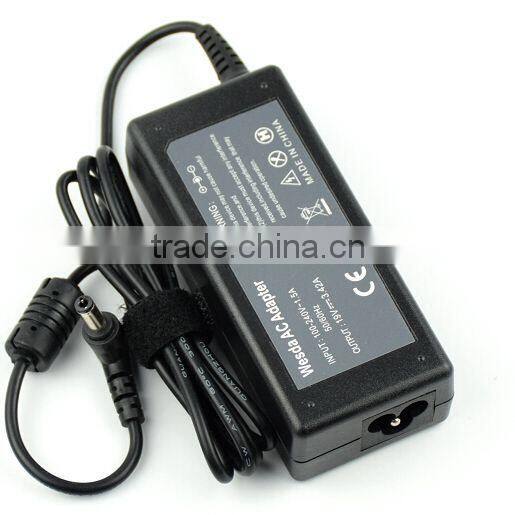 good price factory price oem switching laptop adapter for Liteon 19v 3.42a 5.5*2.5mm bent head